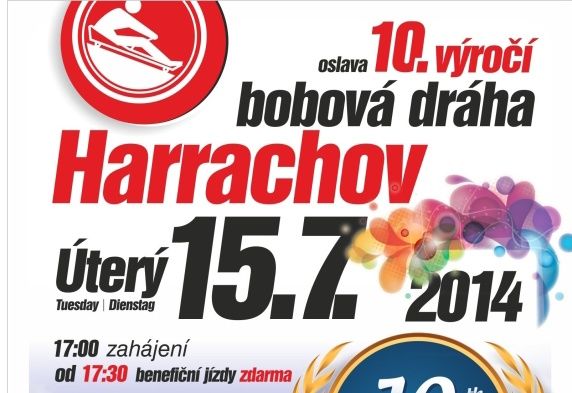 10. výročí provozu bobové dráhy Harrachov