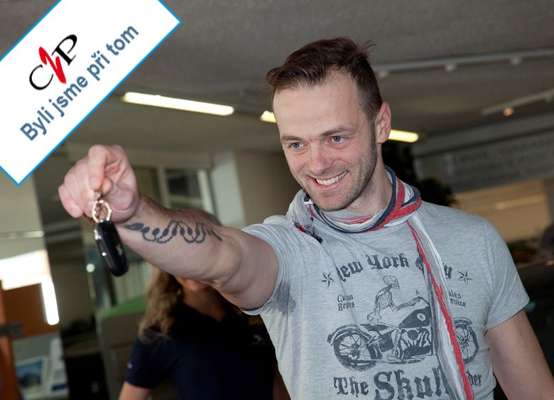Herec Lukáš Langmajer dostal nové auto od Peugeot Kopecký